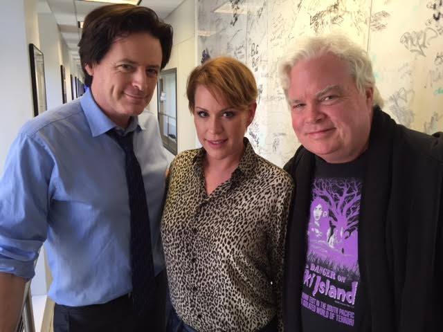 John Fugelsang, Molly Ringwald, and Frank Conniff